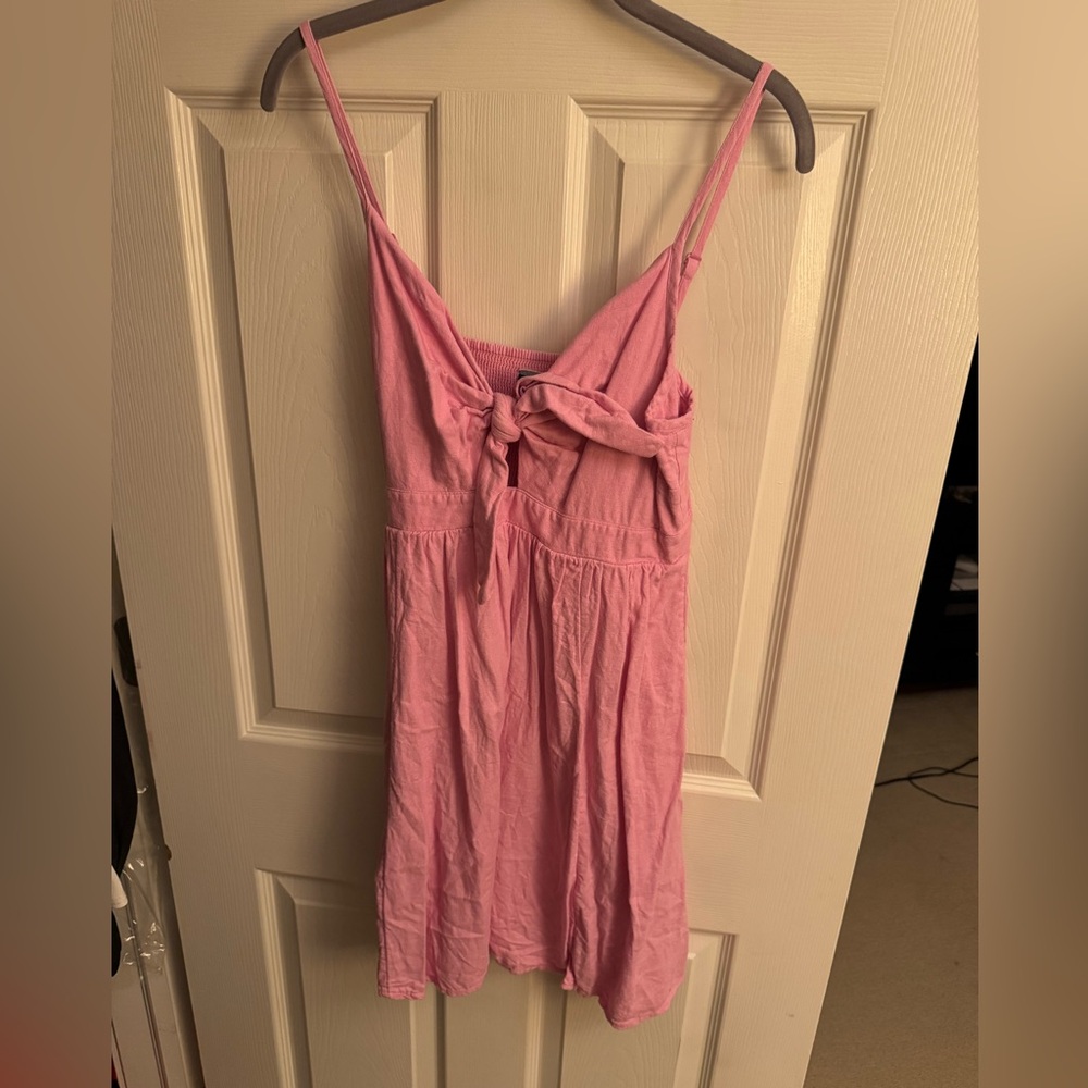 Old Navy Pink Knot Mini Sun Dress